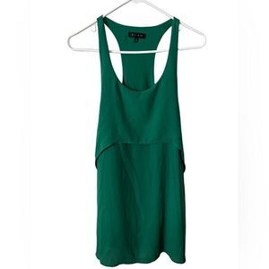 Glam Casual Solid Green Dress Size Small